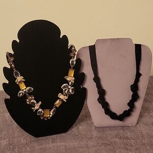 Bundle of 2 J. Crew Necklaces with Ribbon